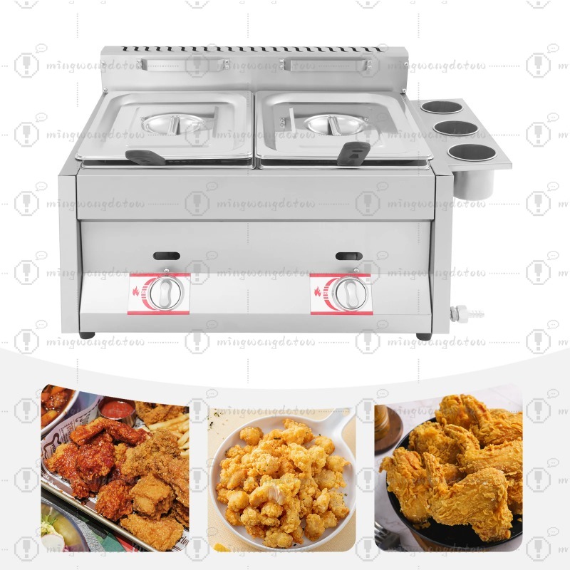 Deep Fryer Commercial - مقلاة غاز تجارية جديدة سعة 12