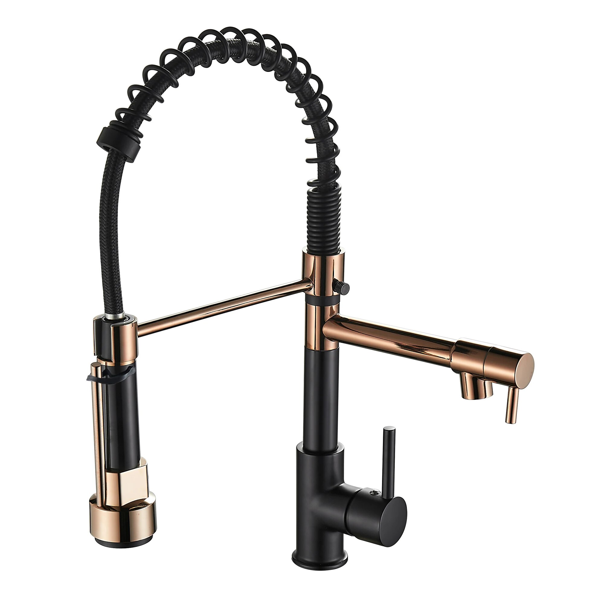 Commercial Kitchen Faucet - صنبور المطبخ مع بخاخ منسدل، صنبور