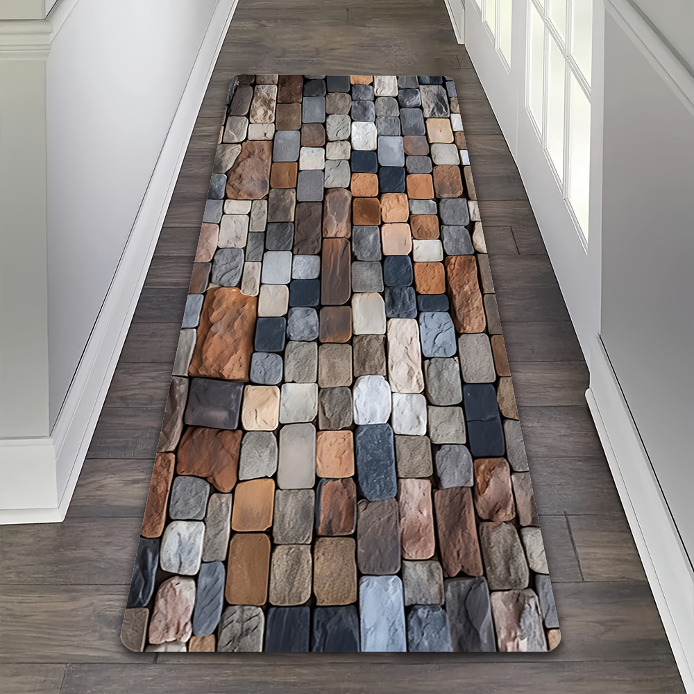 Commercial Kitchen Tile Flooring - سجادة ممر طويلة من الحصى متعدد