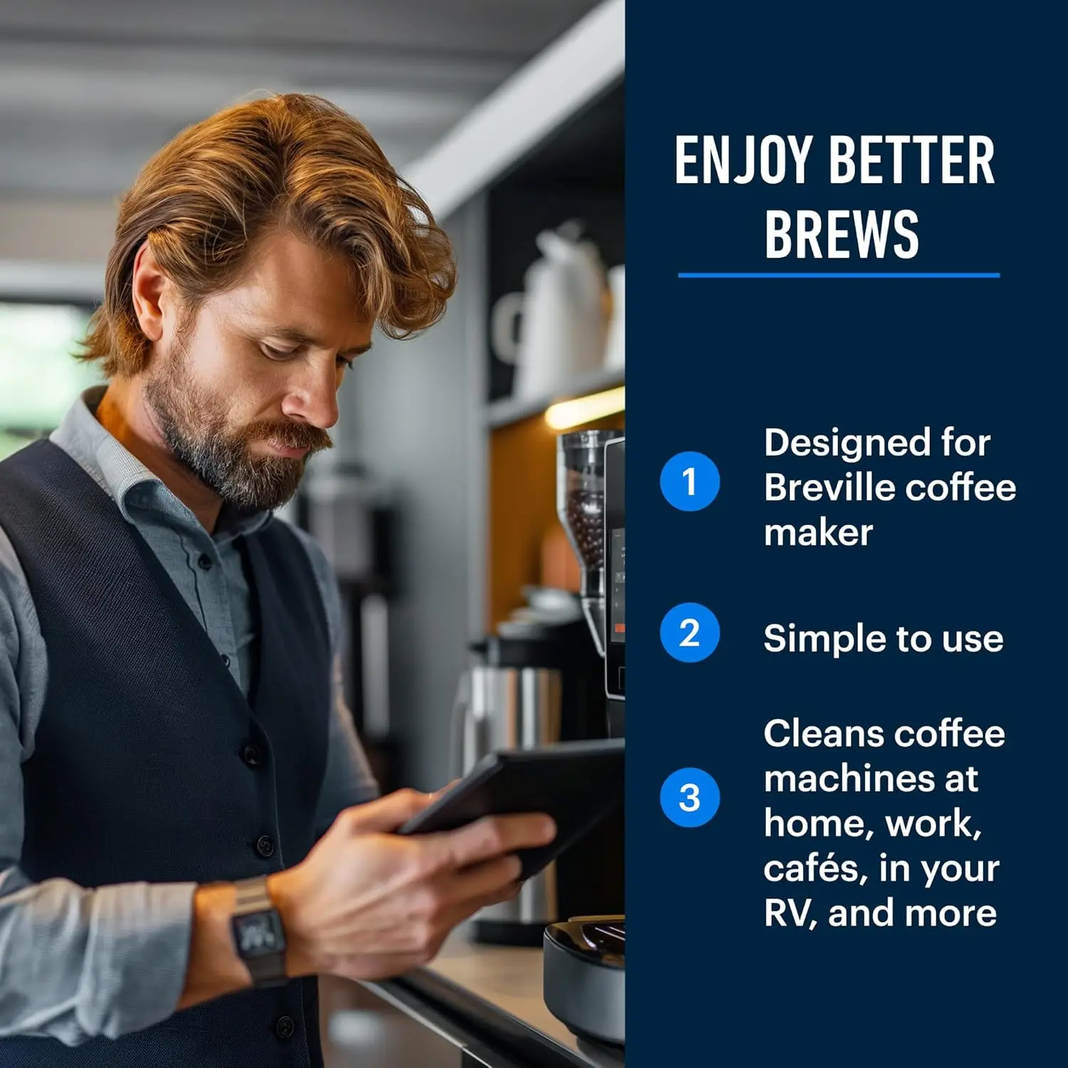 أقراص تنظيف ماكينة الإسبريسو 5 - مراجعة Breville Espresso Barista Touch وسعره