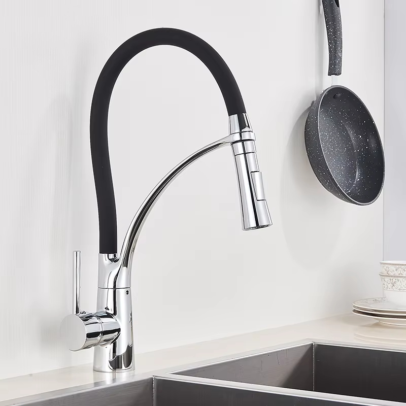 صنبور حوض المطبخ قابل للسحب وا - مراجعة Commercial Kitchen Faucet وسعره