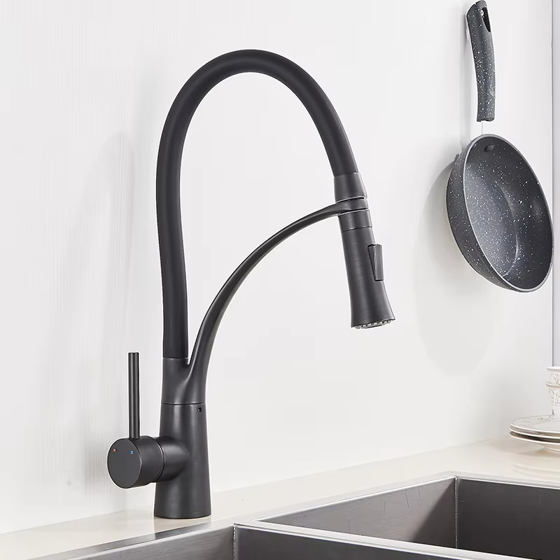 صنبور حوض المطبخ قابل للسحب وا - مراجعة Commercial Kitchen Faucet وسعره