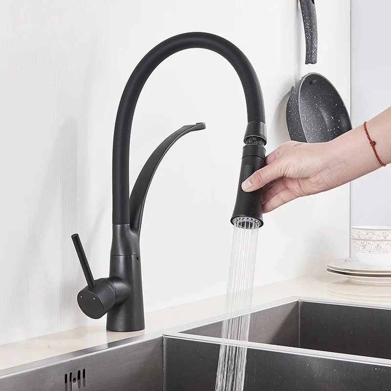 صنبور حوض المطبخ قابل للسحب وا - مراجعة Commercial Kitchen Faucet وسعره