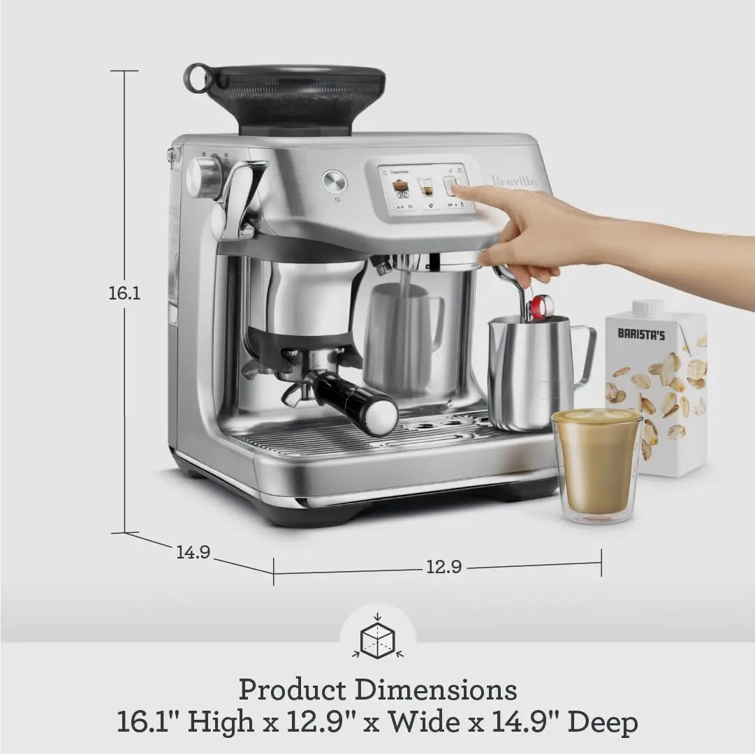 ماكينة إسبريسو بريفيل باريستا  - مراجعة Breville Espresso Barista Touch وسعره