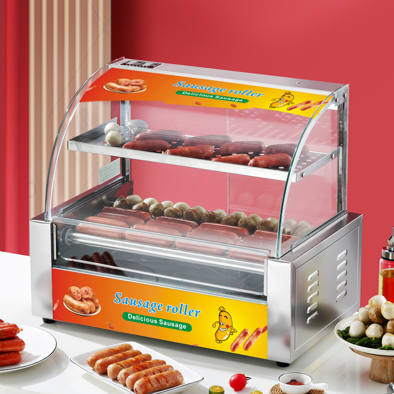آلة شواء النقانق والهوت دوغ ال - مراجعة Commercial Kitchen Usa وسعره