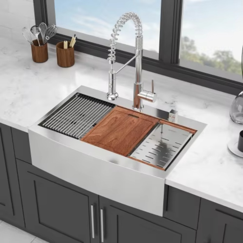 حوض مطبخ تجاري شديد التحمل من  - مراجعة Commercial Kitchen Usa وسعره