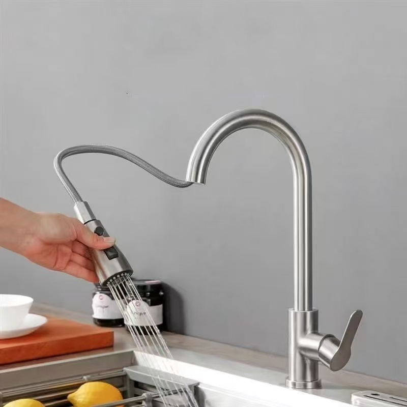 حنفية مطبخ سوداء قابلة للسحب م - مراجعة Commercial Kitchen Faucet وسعره