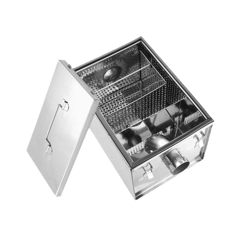 معترض الشحوم من الفولاذ المقاو - مراجعة Commercial Kitchen Grease Interceptor وسعره
