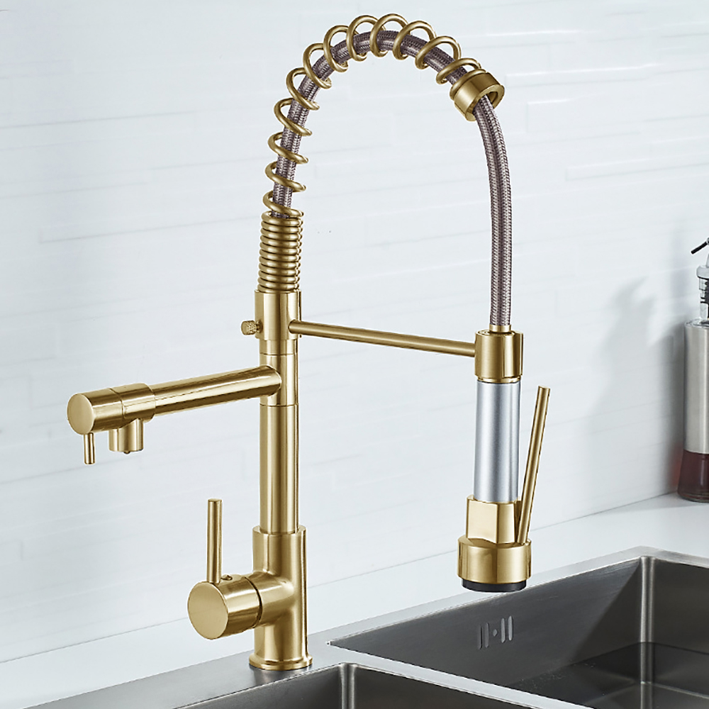 DQOK الأسود نحى الربيع سحب أسف - مراجعة Commercial Kitchen Faucet وسعره