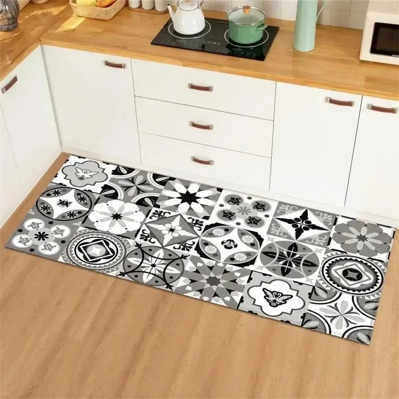 الأزرق الأصفر خمر بلاط الكولاج - مراجعة Commercial Kitchen Tile Flooring وسعره