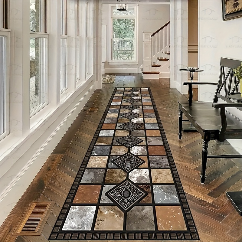 سجادة مطبخ VIKAMA بنمط هندسي ر - مراجعة Commercial Kitchen Tile Flooring وسعره
