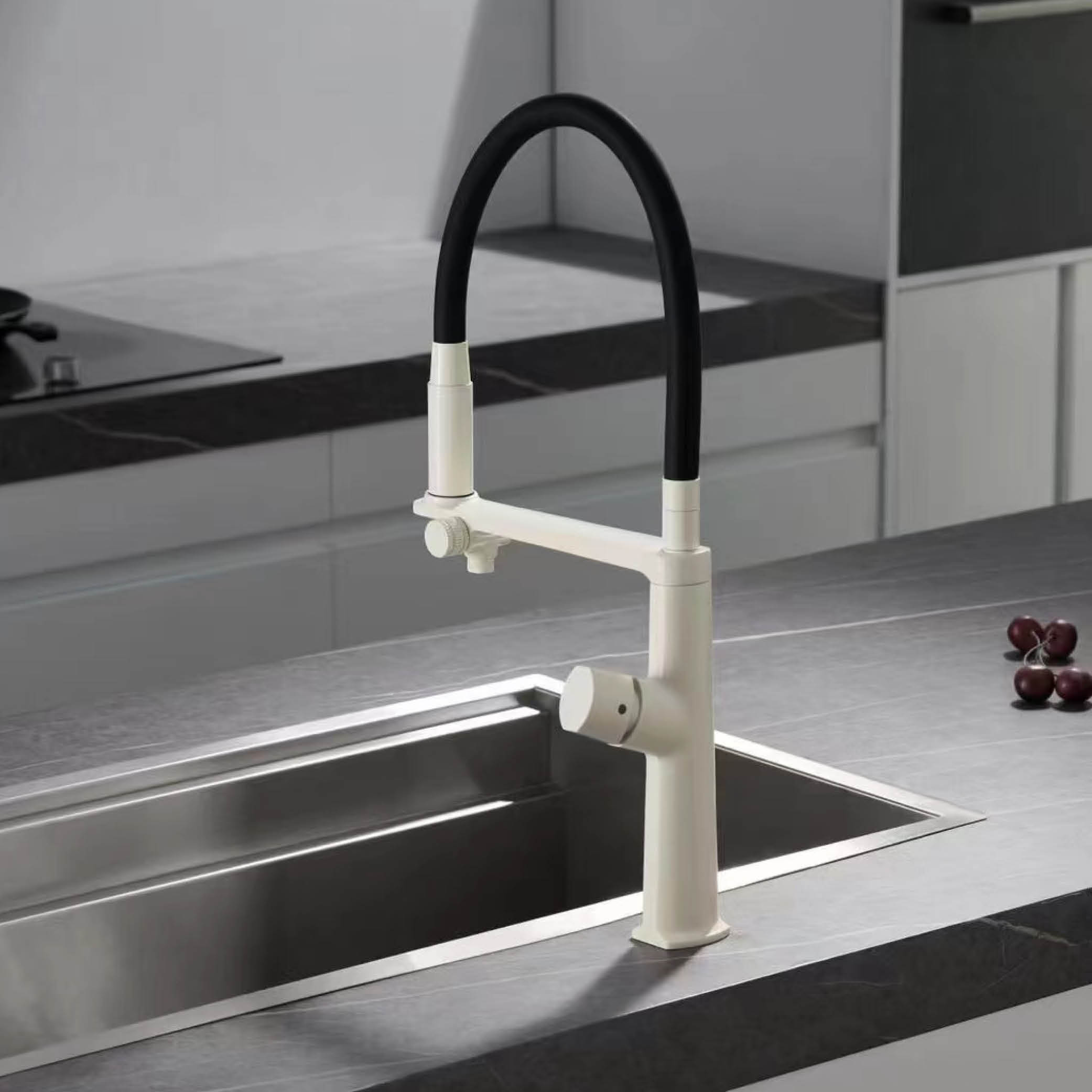 صنبور مطبخ فاخر من النحاس الرم - مراجعة Commercial Kitchen Faucet وسعره